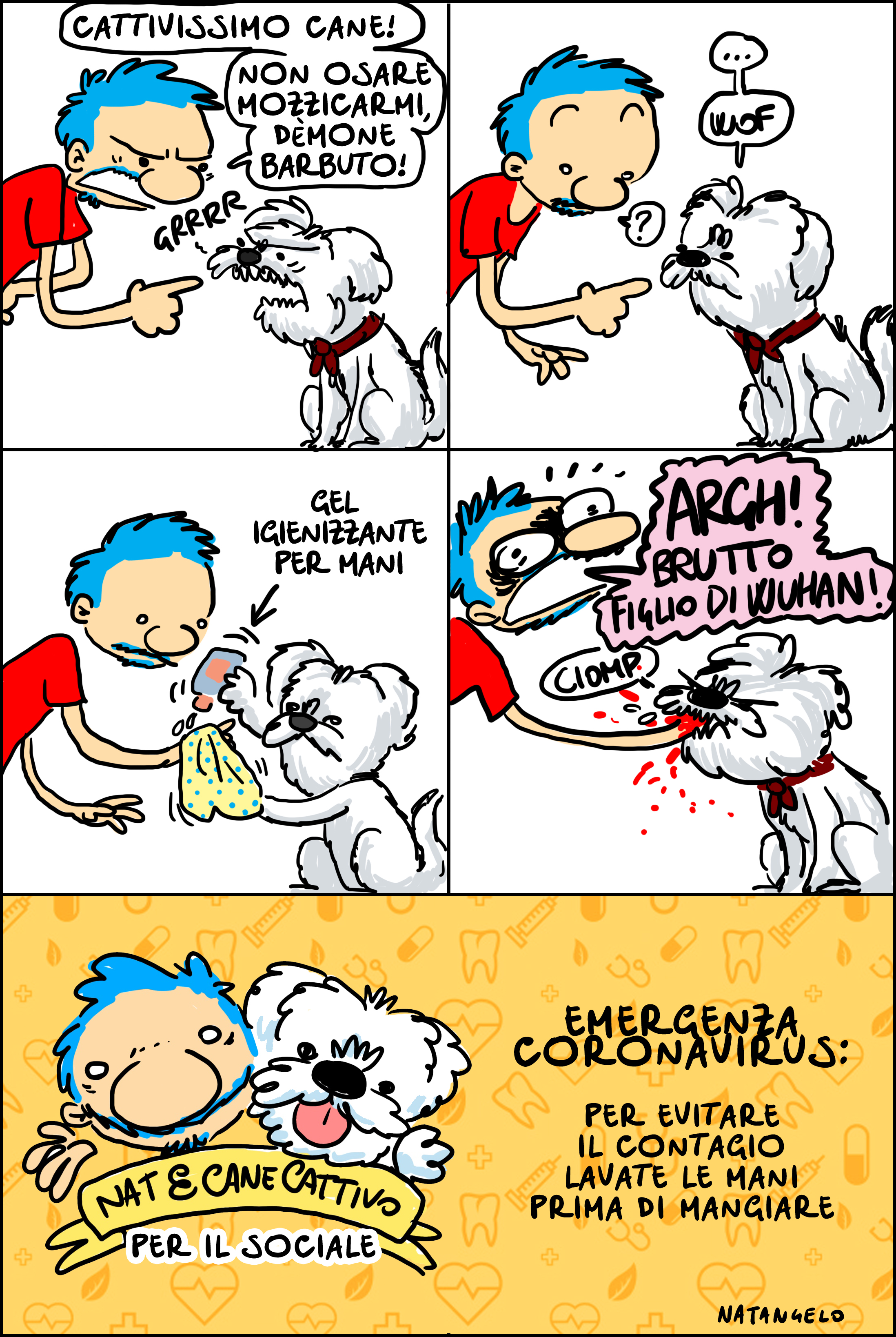 cane cattivo coronavirus