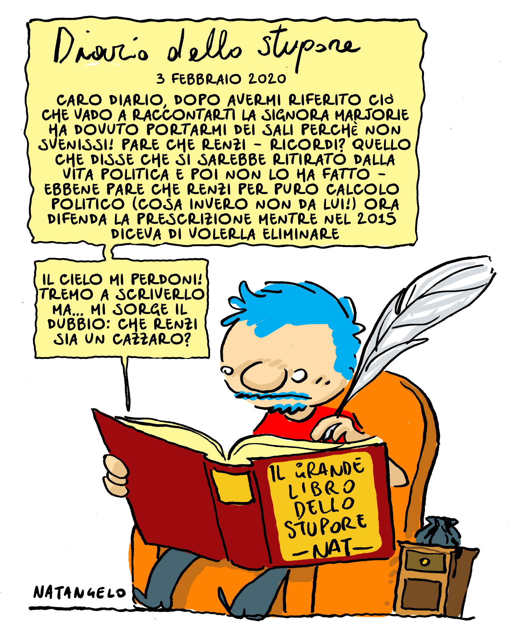 Renzi diario stupore